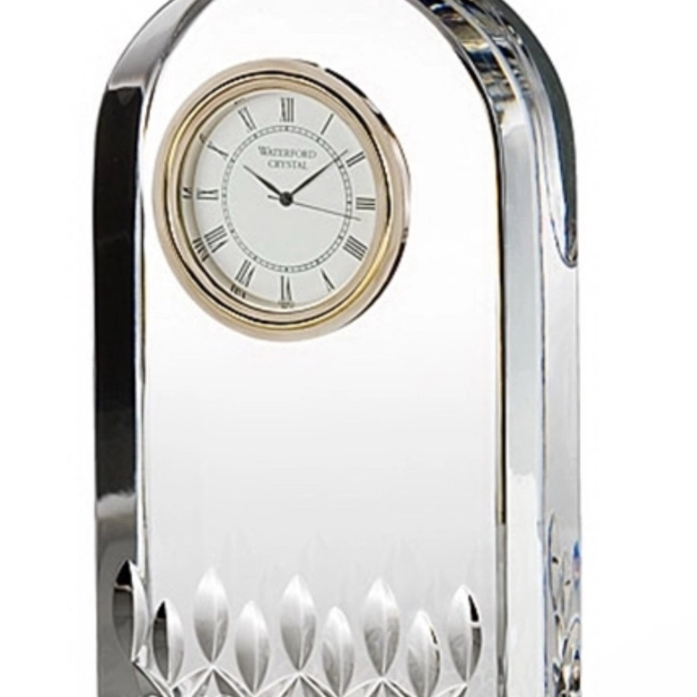 Waterford Crystal Silver Wall Clock